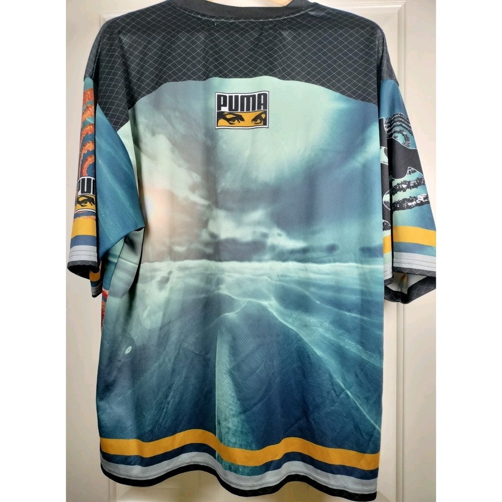 Puma x P.A.M. All Over Print Oversized Graphic Tee Jersey Men's Medium 620232-01 - Picture 2 of 16